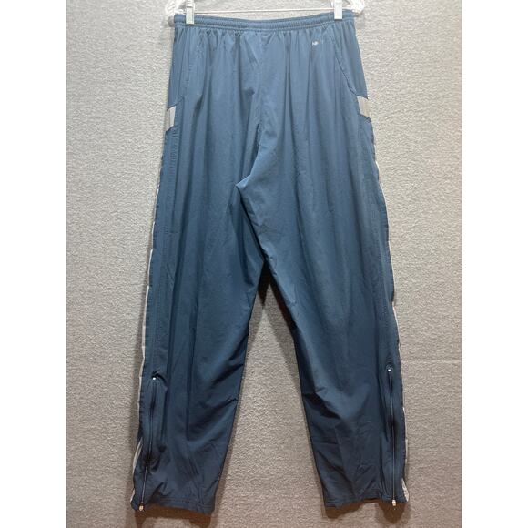 Nike Dri Fit Lightweight Zipper Hems/Logo Basketball Navy Blue Jogger Men Size L - Picture 2 of 15